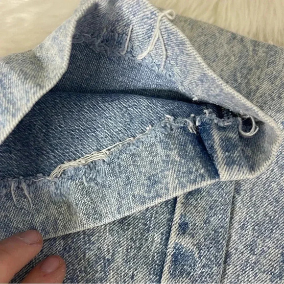 Levi's Acid Wash Orange Tab Vintage Mom High Rise Taper Straight Jeans Size 29 - Picture 2 of 10